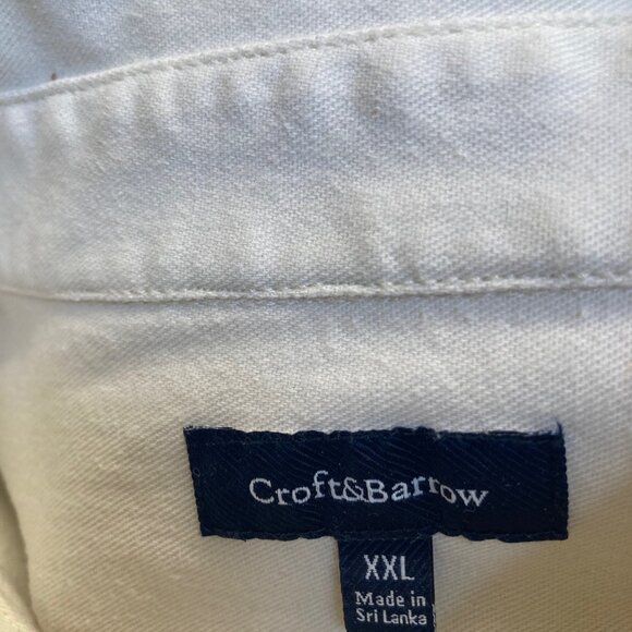 Croft and Barrow Cream Button Down Shirt - Picture 3 of 3